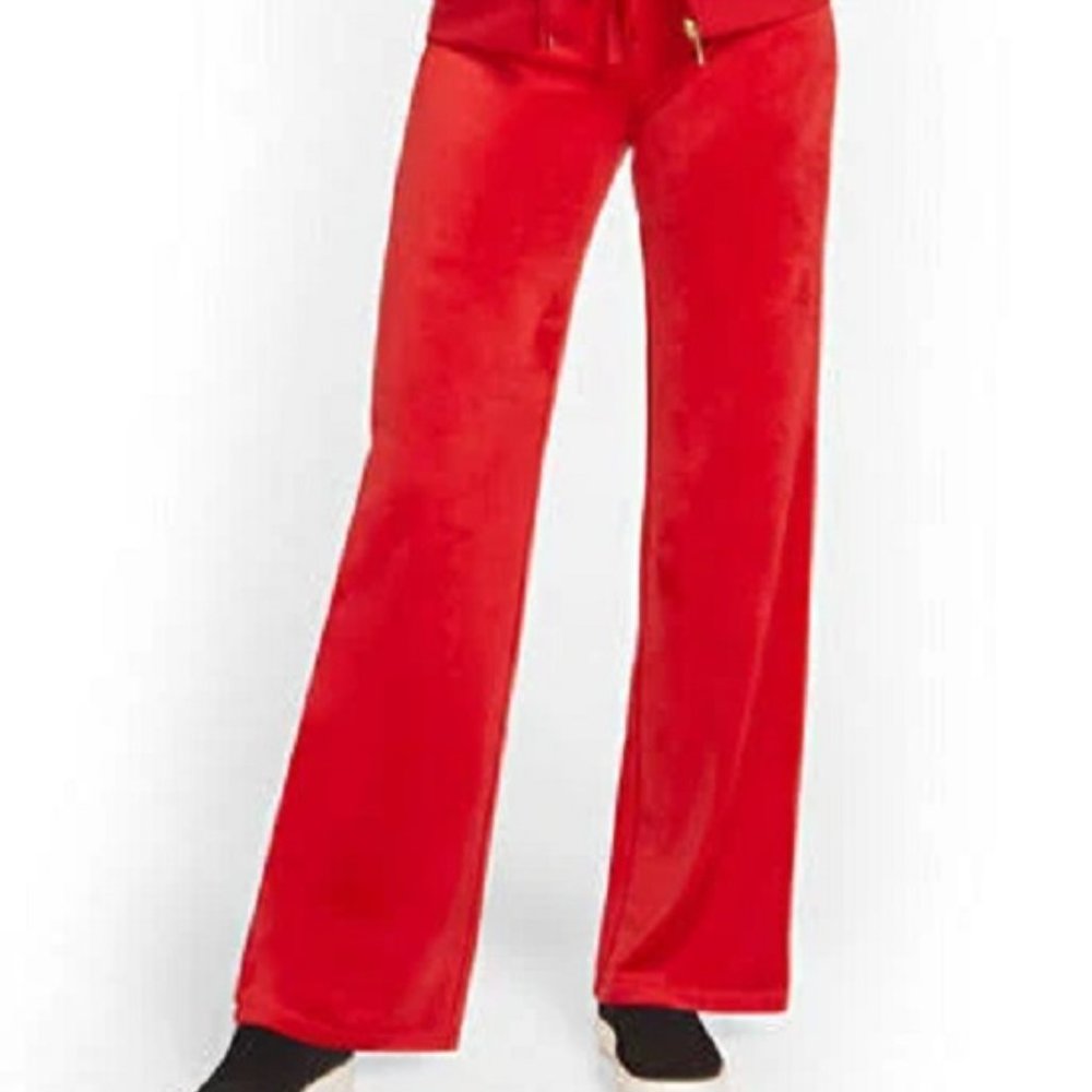 Tommy Hilfiger Sport Stretch Velour Track Pants NWT Sz L